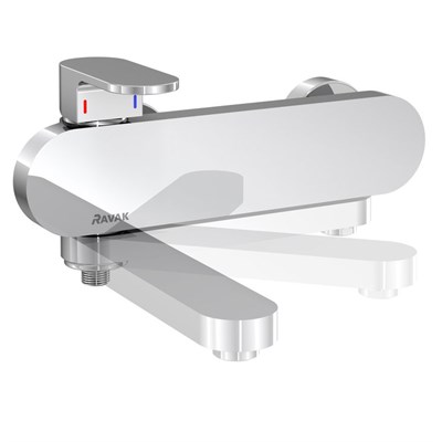 Смеситель для ванны Ravak Chrome CR 022.00/150 с поворотным изливом (X070042) X070042 - фото 212839