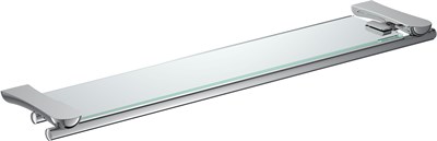 Полка стеклянная с бортиком RUSH Luson  (LU16611) LU16611 - фото 345000