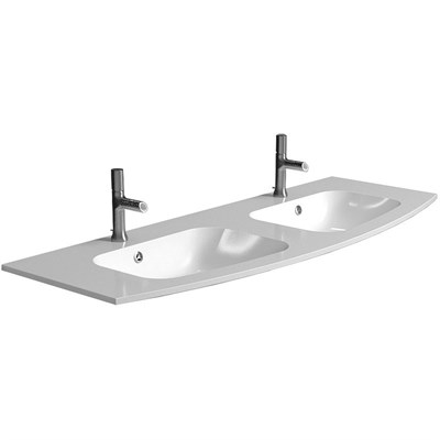 Раковина Jacob Delafon Nona 140 EB1883RU-00 двойная Белая EB1883RU-00 - фото 454302
