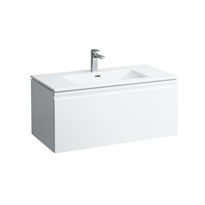 Тумба с раковиной Laufen Pro S 8.6096.6.475.104.1 100 белый глянцевый, с внутр. ящ. и органайзером 8.6096.6.475.104.1 - фото 497221