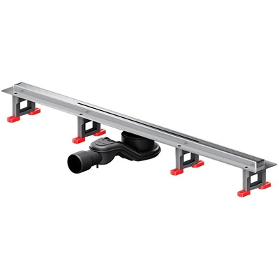 Душевой лоток AM.PM MasterFlow 80 W01SC-S11-080-05SB с решеткой Хром матовый Slim line W01SC-S11-080-05SB