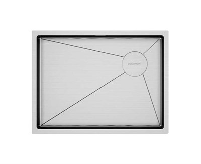 Мойка кухонная Paulmark Next-Skew-580, PM885844-BS, нержавеющая сталь PM885844-BS