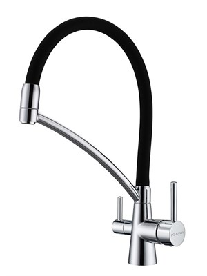 Смеситель Paulmark Siegen Si213111-CR для кухонной мойки, с подключением к фильтру, хром Si213111-CR