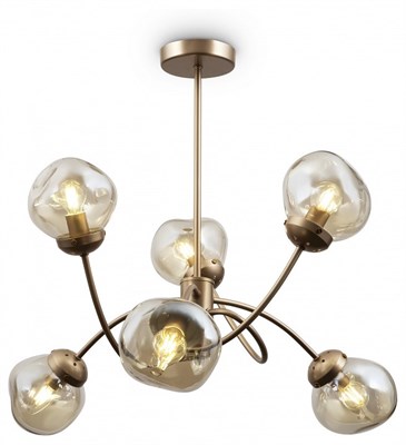 Люстра на штанге Freya FR8017PL-06MG MY_FR8017PL-06MG