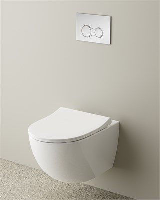 Унитаз Vitra Sento Rim-Ex 7748B003-0075 подвесной без сиденья 7748b003-0075