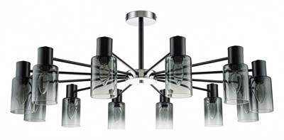 Люстра на штанге Escada Diversity 2120/12P Black esc_2120_12p_black
