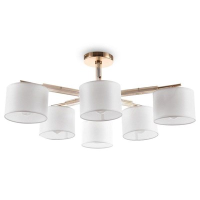 Люстра на штанге Freya Pipe FR5386CL-06G MY_FR5386CL-06G