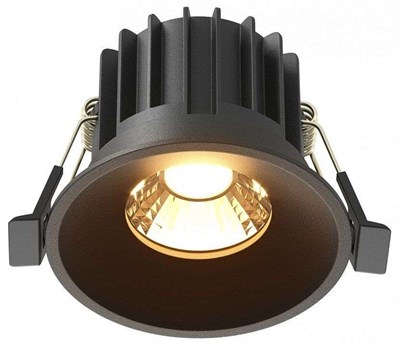 Встраиваемый светильник Maytoni Round DL058-12W2.7K-B my_dl058-12w2.7k-b