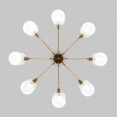 Люстра на штанге Eurosvet Bambola 60157/8 латунь EV_a065046