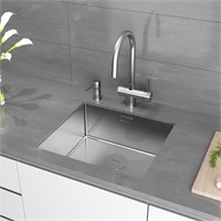 Мойка кухонная Paulmark Next 48 UNI, PM214844-BS, 48 см, цвет брашированная нержавеющая сталь PM214844-BS