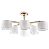 Люстра на штанге Freya Pipe FR5386CL-06G MY_FR5386CL-06G