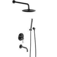 Душевая система Damixa Scandinavian Pure 936510300 Черная матовая 936510300