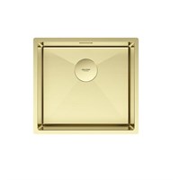 Мойка кухонная Paulmark Next 48 UNI, PM214844-LG, 48 см, цвет светлое золото PM214844-LG