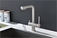 Смеситель Paulmark Serpentine Se213222-BE для кухонной мойки с подключением к фильтру питьевой воды, бежевый Se213222-BE