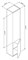 Шкаф пенал AM.PM Like 35 R M80CHR0356WG подвесной Белый M80CHR0356WG