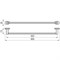 Полотенцедержатель Ravak Chrome CR 31000 66 см X07P192
