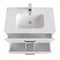 Тумба с раковиной IDDIS Brick 80 подвесная белая (BRI80W0i95K) BRI80W0i95K