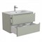 Тумба с умывальником подвесная 80 см фисташково-серая Edifice EDI80G0i95K IDDIS (EDI80G0i95K) EDI80G0i95K