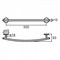 Полотенцесушитель, сплав металлов, Cadiss, Milardo, CADSM10M49 (CADSM10M49) CADSM10M49