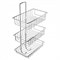 Полка прямая трехъярусная с крючком, проволока стальная, 15, Milardo, 015W03HM44 (015W03HM44) 015W03HM44