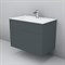 Тумба под раковину AM.PM Inspire V2.0 80 M50AFHX0803GM подвесная, Графит M50AFHX0803GM