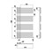 Водяной полотенцесушитель Ravak Style  (X04000083650) X04000083650