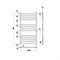 Водяной полотенцесушитель Ravak Degree  (X04000083682) X04000083682