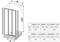 Душевая дверь раздвижная Ravak Supernova ASDP3  (00V4010211) 00V4010211