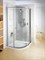 Душевой уголок полукруглый Ravak поворотный Ravak Pivot PSKK3-100 белый/белый+транспарент  (376AA101Z1) 376AA101Z1