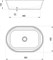Умывальник Ravak SOLO 580 белый со скрытым переливом  (XJX01358000) XJX01358000