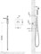 Смеситель встроенный с гигиеническим душем Timo Torne хром-белый  (4389/00-16SM) 4389/00-16SM