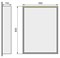 Зеркальный шкаф Raval Frame 60 с подсветкой Fra.03.60/W (Fra.03.60/W) Fra.03.60/W