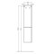 Шкаф - колонна Aquaton Беверли L белый  (1A235403BV01L) 1A235403BV01L