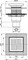 Сливной трап AlcaPlast APV4444 150 x 150/50/75 (APV4444) APV4444