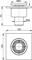 Сливной трап AlcaPlast APV4 150 x 150/50 (APV4) APV4