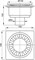 Сливной трап AlcaPlast APV16 150 x 150/50 (APV16) APV16