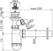 Сифон для умывальника AlcaPlast A42P A42P