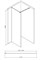 Душевая перегородка ABBER Immer Offen (AG61120B) AG61120B