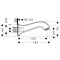 Излив для ванны Hansgrohe Metris Classic 13413000 Хром 13413000