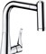 Смеситель для кухонной мойки Hansgrohe Metris, 14834000, с выдвижным изливом, хром 14834000