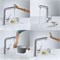 Смеситель для кухонной мойки Hansgrohe Metris Select, 14883000, хром 14883000