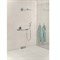 Верхний душ Hansgrohe Rainmaker Select 24003600, 460 x 270 мм, 1 режим струи, с держателем, черный/хром 24003600