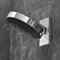 Верхний душ Hansgrohe Rainfinity 26227000 EcoSmart, 25 x 25 см, 1 режим струи, с держателем, хром 26227000