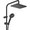 Душевой гарнитур Hansgrohe Vernis Shape Showerpipe 230 Reno, 26282670, 2 режима струи, черный 26282670