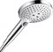 Душевой гарнитур Hansgrohe Raindance Select S 120 26721400, корпус хром, лицевая часть белая, 3 режима струи 26721400
