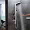 Душевой гарнитур Hansgrohe Rainfinity Showerpipe 360 26842700, корпус белый матовый, лицевая часть черная, 1 режим струи 26842700