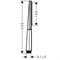 Ручной душ Hansgrohe Rainfinity 100 26866140, 1 тип струи, шлифованная бронза 26866140