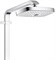 Душевая система Hansgrohe Raindance Select E 27126400 Showerpipe 300 2 jet термостатическая, белое стекло/хром 27126400