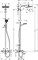 Душевая система Hansgrohe Crometta E 240 1jet Showerpipe 27298000 с термостатом, хром 27298000