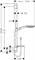 Душевой гарнитур Hansgrohe Raindance Select E 150 3jet/ Unica'S Puro 0,90 м 27857400, 3 режима струи, корпус хром, лицевая часть белая 27857400